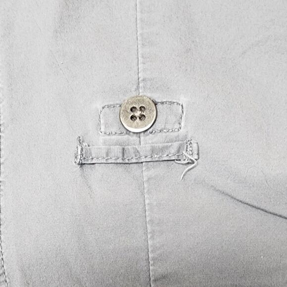 Laura Ashley Gray Cargo Pants Womens size 4 Utility Multi Pocket Casual - Picture 12 of 12